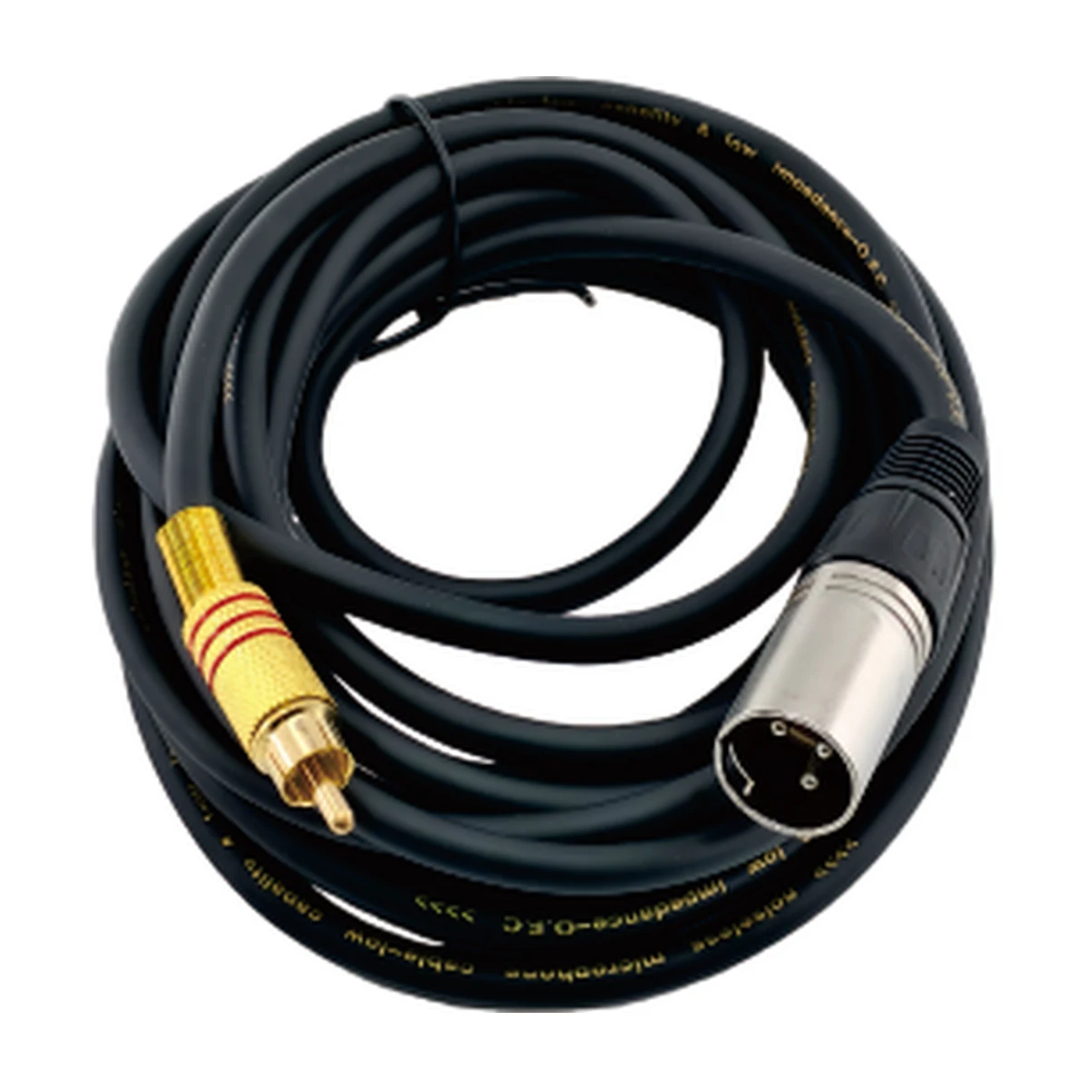 XLR Male to RCA Cable, 1.5 m