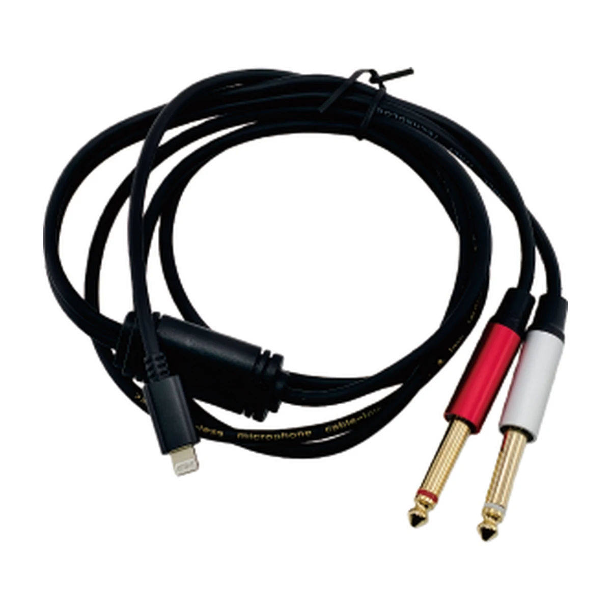 Lightning to 2 × 6.35 mm Mono Cable, 1.5 m